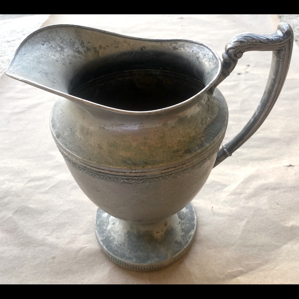VTG Silver-Plate Pitcher and Goblet